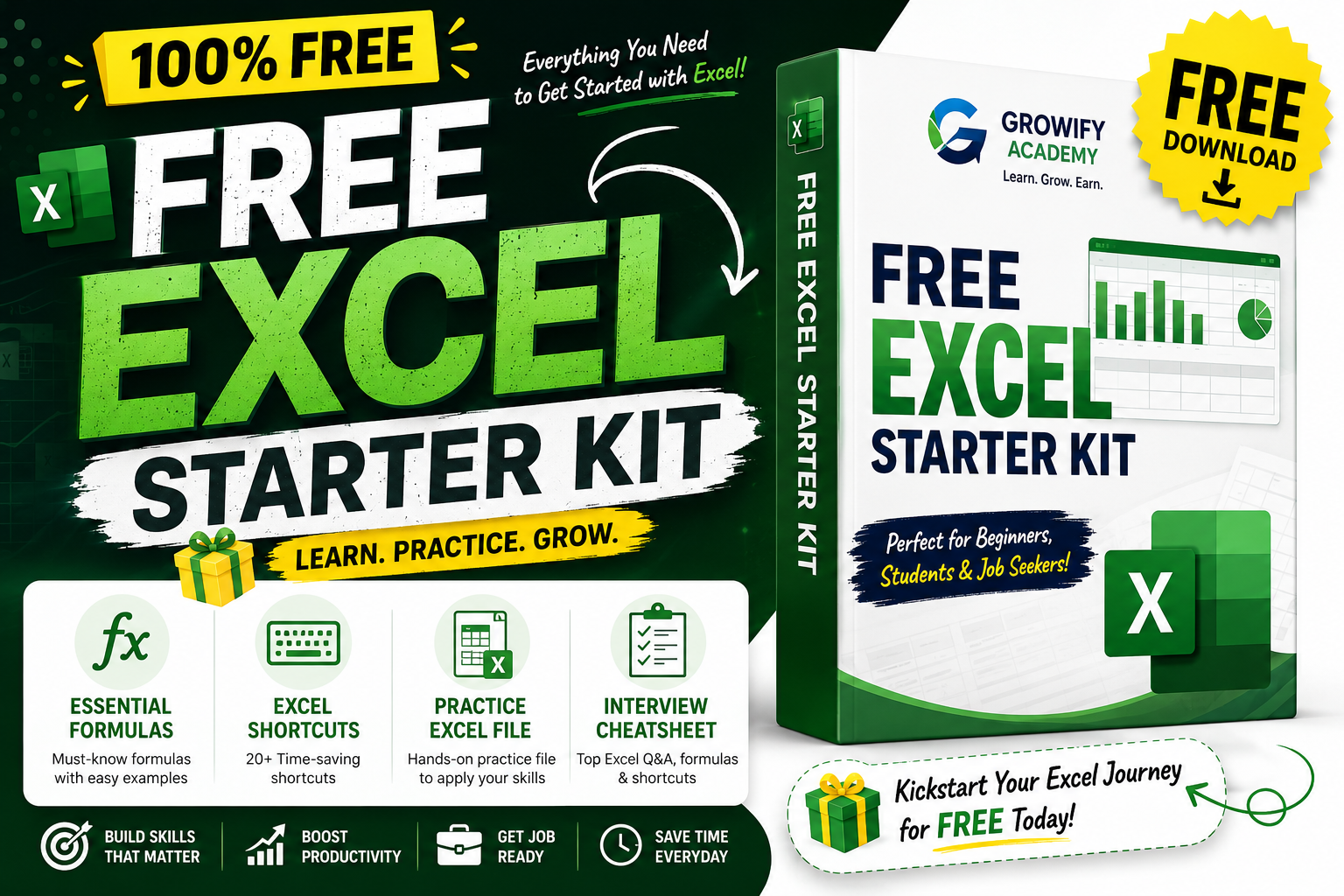 Free Excel Starter Kit